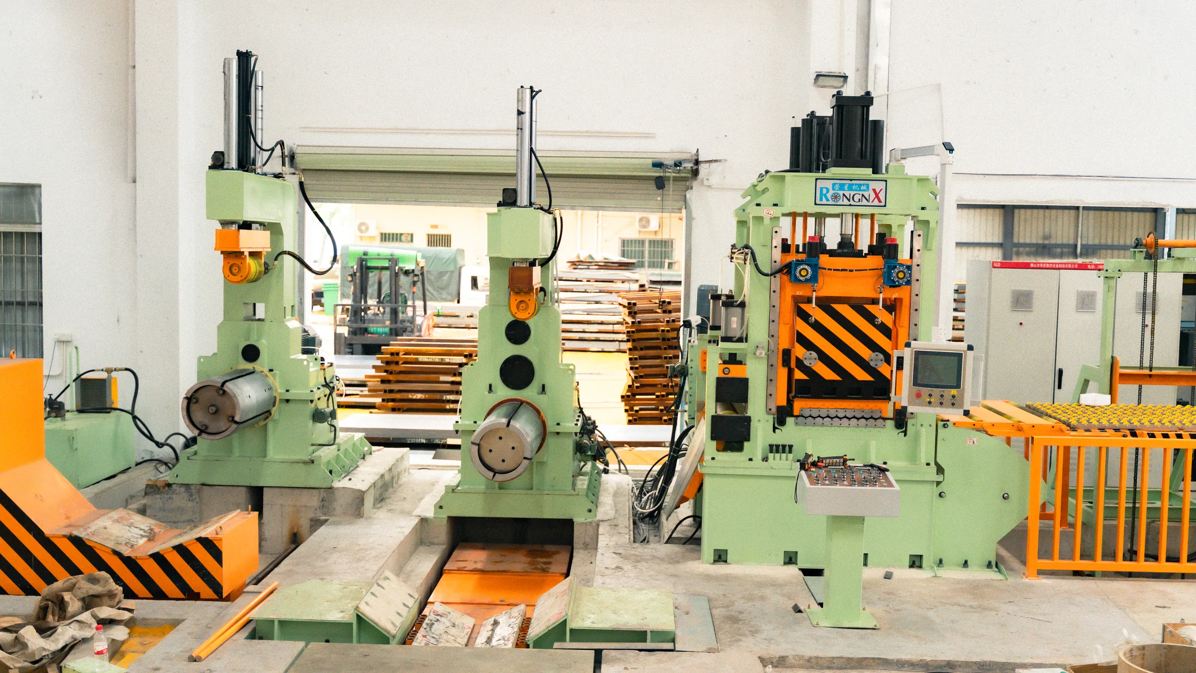 1000mm Dual-Stacking Flying Shear Cut-to-Length Line image 2