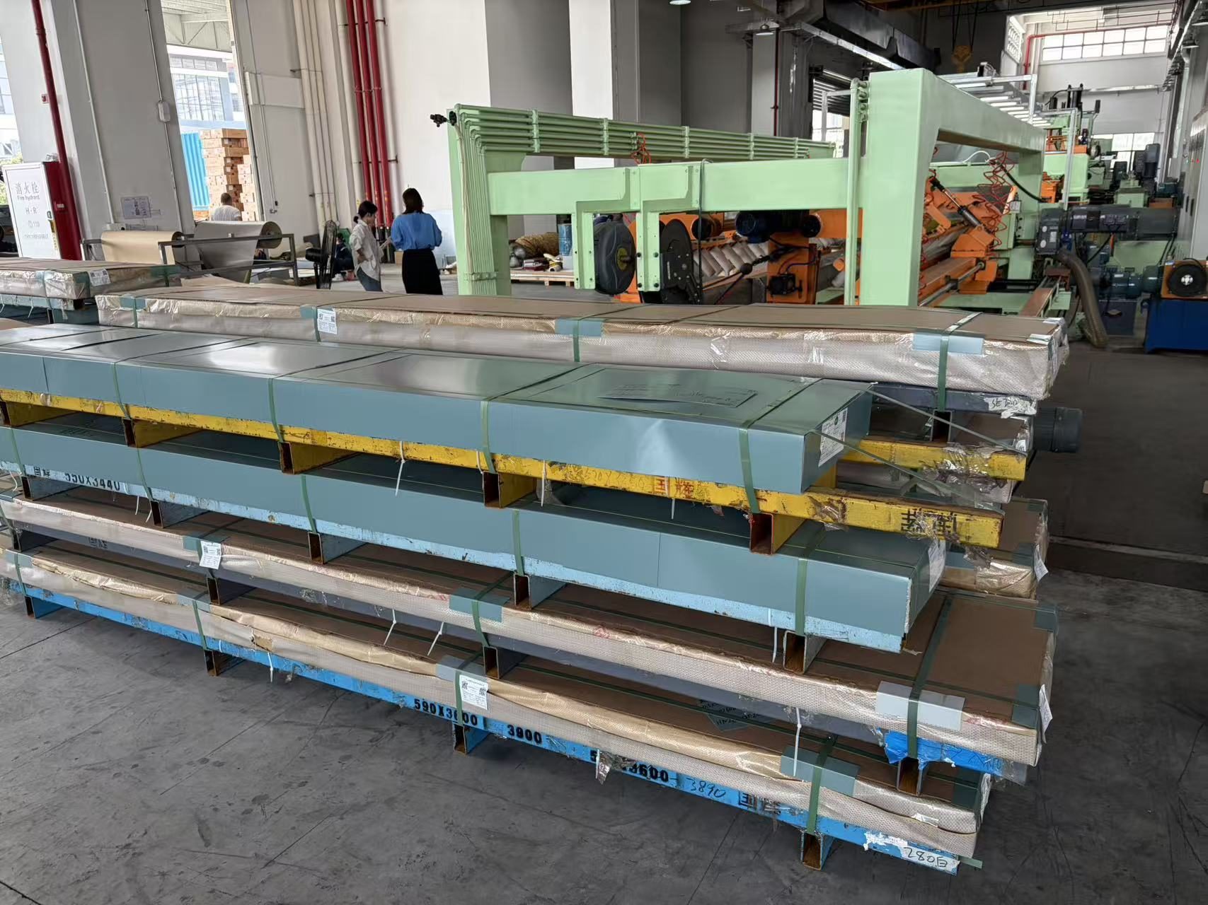 Protected sheet bundles prepared after cut-to-length production